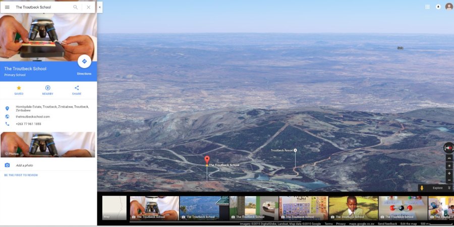 The Troutbeck School in Google Maps