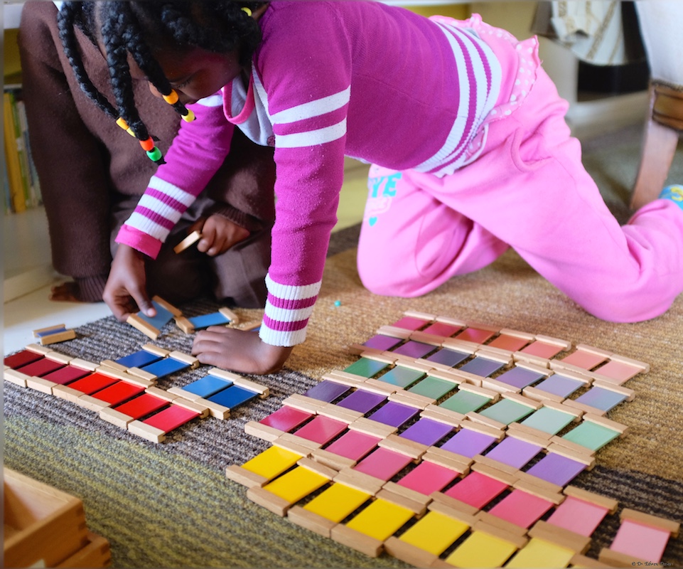 Colour graduation tablets