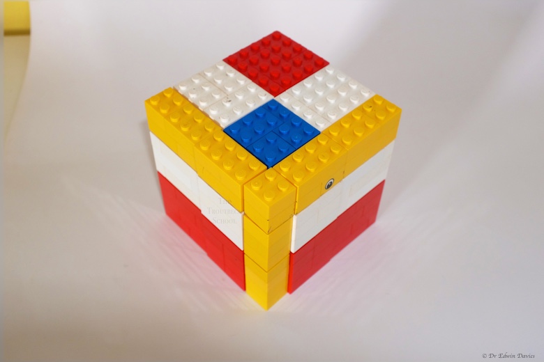 lego trinomial cube completed