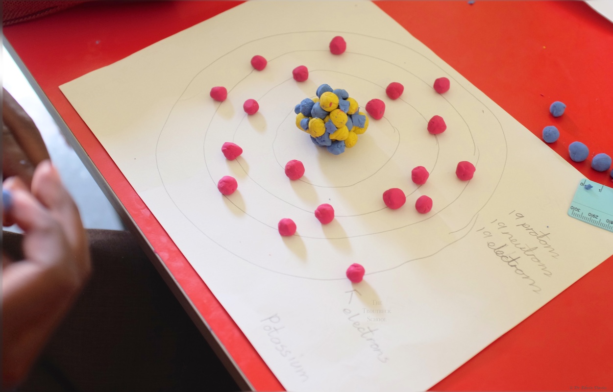 The team makes a Potassium atom
