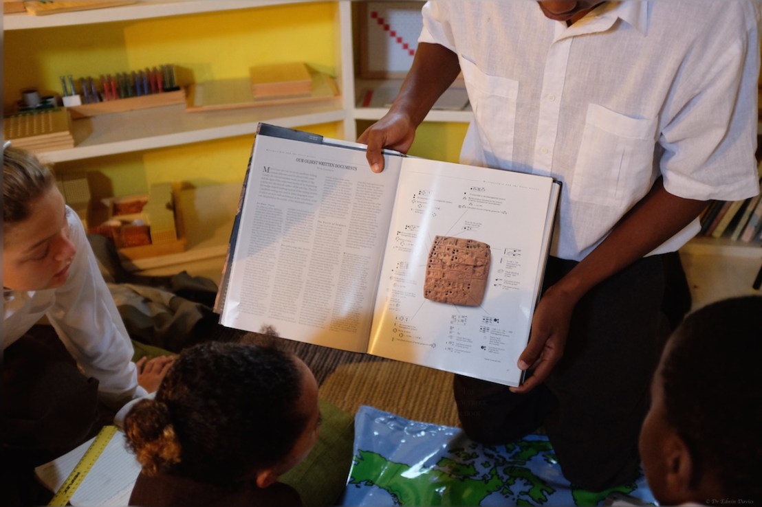 Sumerian cuneiform writing - an early form of hieroglyphics