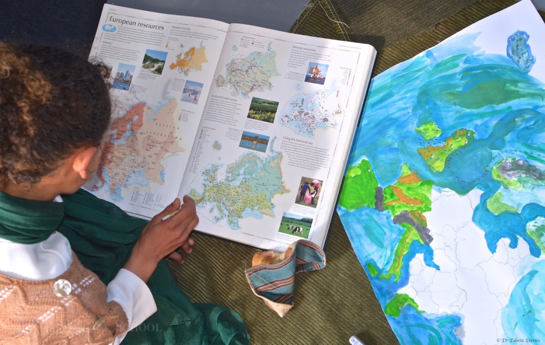 why not design your own physical map of Europe!