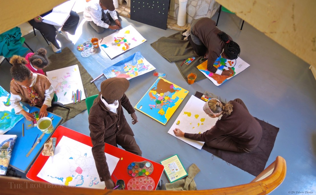 The Office of Cartography at The Troutbeck School, Zimbabwe