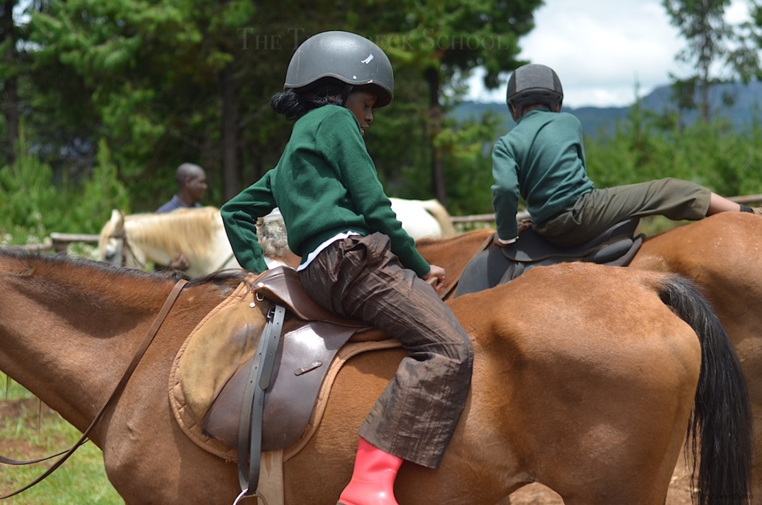 Going 'around the world' in the saddle